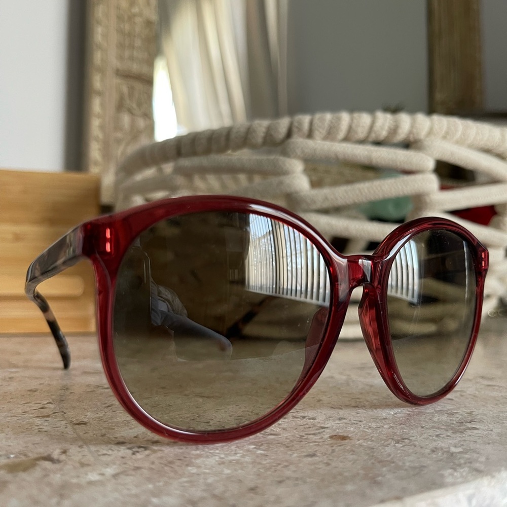 Givenchy Round Ladies Sunglasses maroon gv 7107/s - Picture 5 of 6
